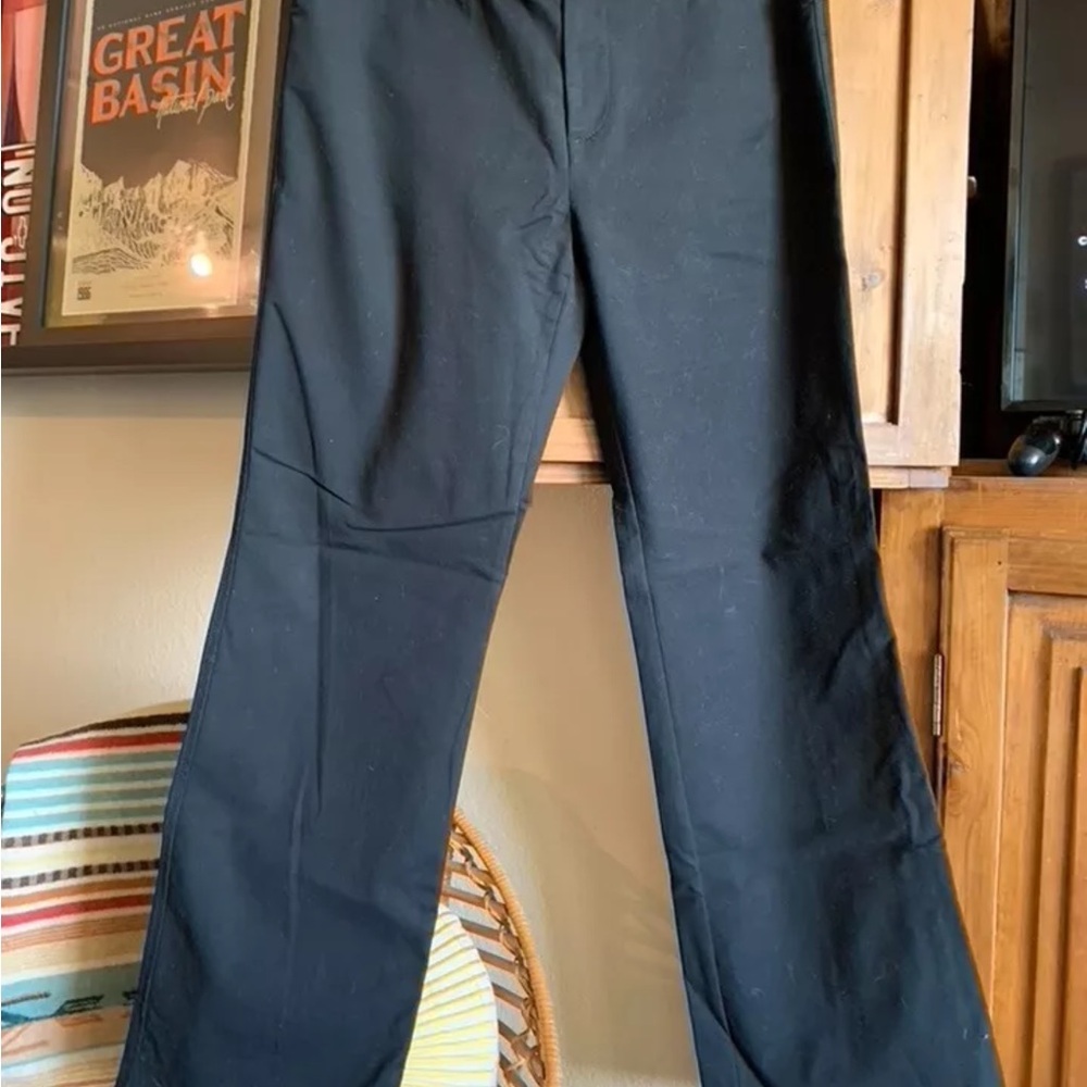 NWT Vintage Banana Republic Martin Straight Leg Black Dress Pants Women's 14W